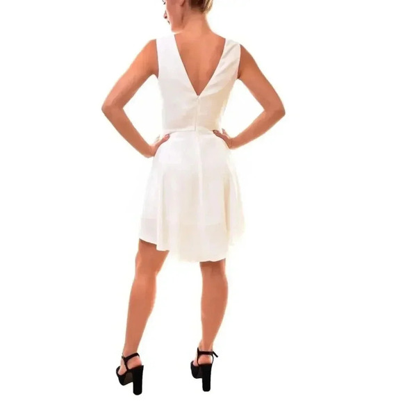 KEEPSAKE Womens Dress Dream On Mini Sleeveless Elegant Stylish Ivory Size XS - Picture 2 of 9